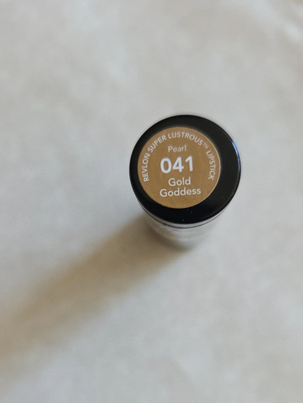 Revlon Gold Goddess 041 Lipstick Super Lustrous Pearl Creamy Formula NEW SEALED